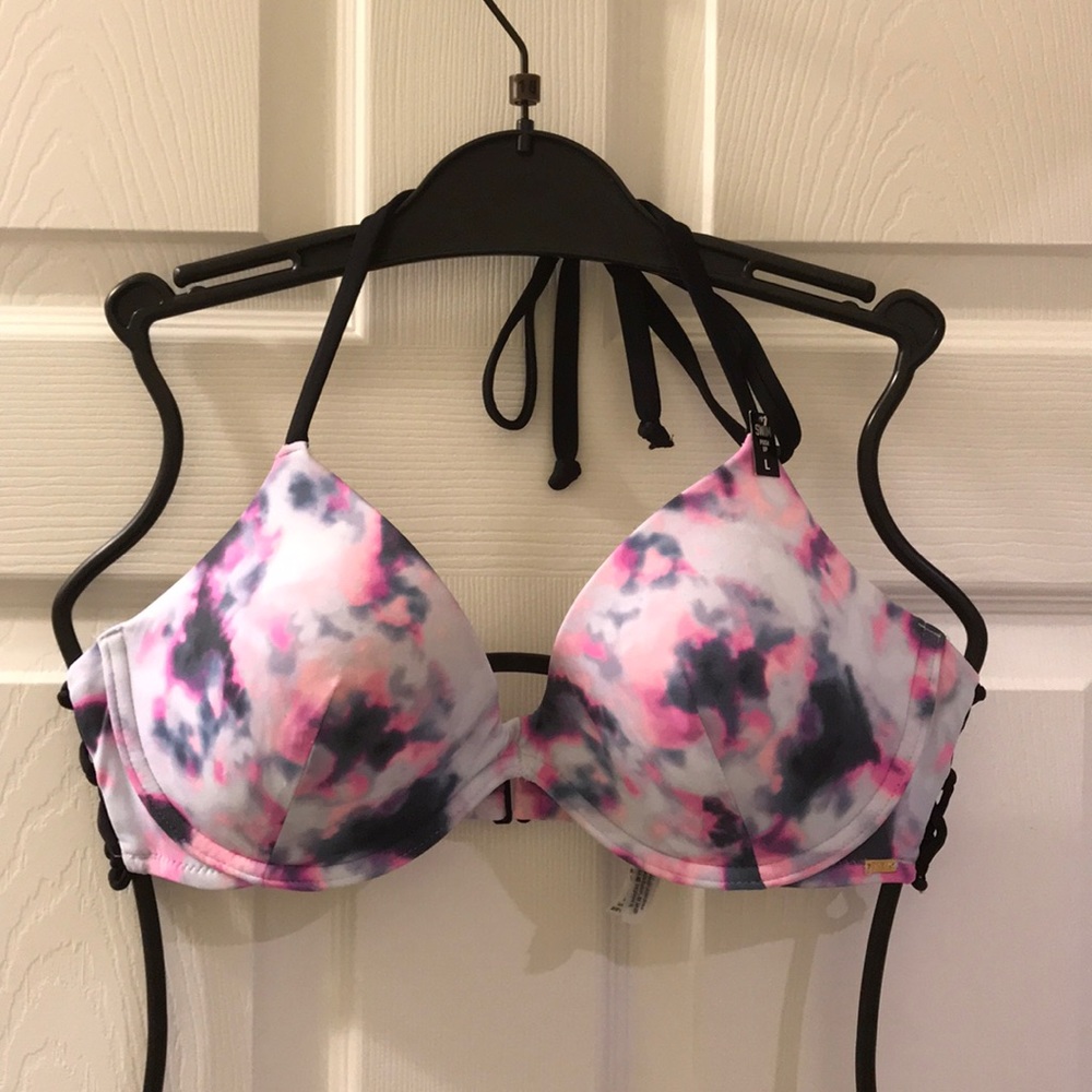 Top only 💖VS PINK Bikini Push-up Halter - Picture 2 of 7